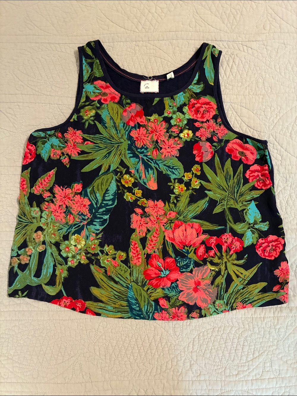 Anthropologie Postmark Lille floral tank, size Medium